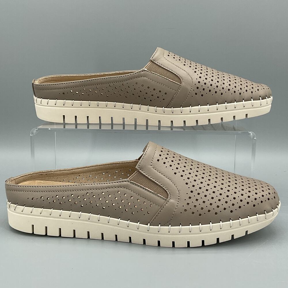 NEW Bella Vita Women’s Refresh Athleisure Mules Gray Size 9.5W